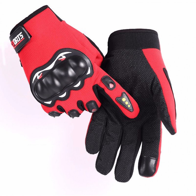 Găng tay phượt Sports cao cấp dài tay, găng đi xe máy có gù bảo vệ cho nam nữ, có cảm ứng điện thoại GT-A