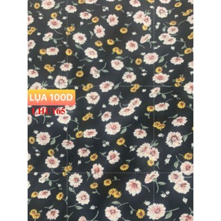 VẢI LỤA 100D HOA NHÍ - DÒNG VẢI THÔNG DỤNG - 1 MÉT X 1M5