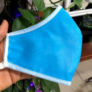 HÀNG CHÍNH HÃNG - 50 chiếc Khẩu trang kháng khuẩn 4 lớp màu xanh KG masks