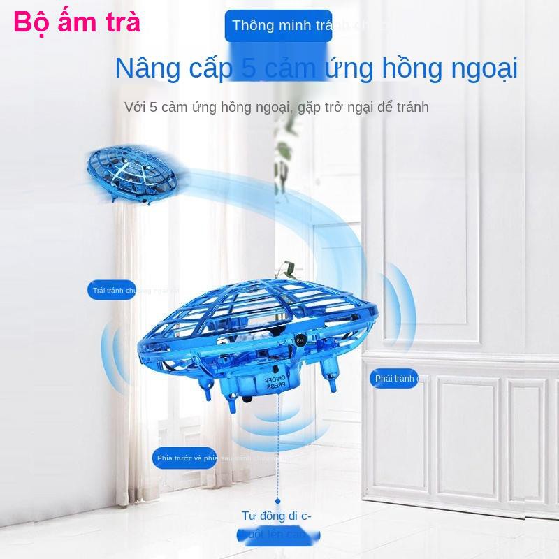 đồ chơi giáo dụcĐồ chơi trẻ em Máy bay cảm ứng UFO điều khiển từ xa chống rơi không người lái mini treo thông minh Đ