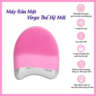 Máy Rửa Mặt Cao Cấp Mamamia Virgo Gen 1 Công Nghệ Rung Sóng Âm Sonic Kết Hợp Massage Thế Hệ Mới Duy Trì Làn Da Tươi Trẻ