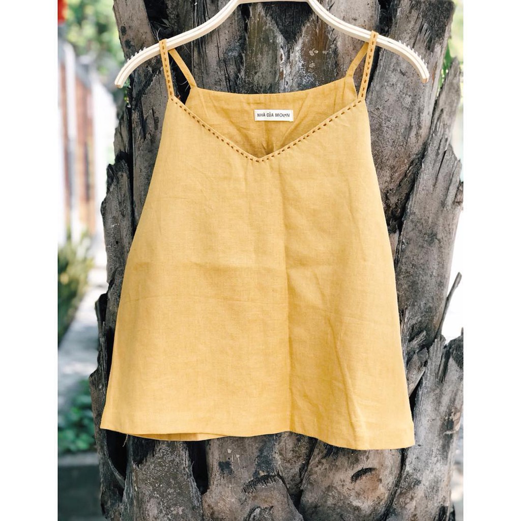 ÁO 2 DÂY LINEN - Nhà Của Moon