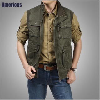  Áo Khoác Gile Kaki Nam Cao Cấp Túi Hộp Alyly  - Phong Cách Và Cá Tính. 