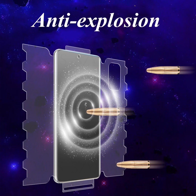 Miếng Dán Màn Hình Mờ Hydrogel Cho Samsung Galaxy S23 Ultra S10 Plus S22 S21 Ultra Plus Note 10 20 Ultra 360° Miếng Dán Mờ Bảo Vệ Toàn Màn Hình