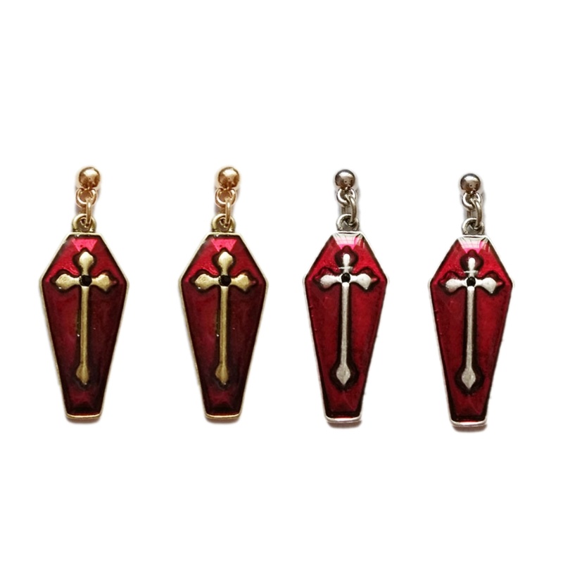 Bông Tai Hình Quan Tài Độc Đáo Cá Tính Cho Dịp Halloween