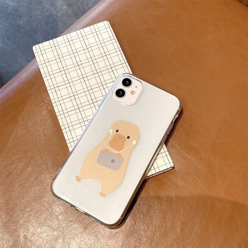 Ốp iphone silicon chú vịt vàng dễ thương cho 11/11pro/11promax/6/7/8/plus/splus/x/xs/xr/xsmax/12 pro max/13 pro max-t113