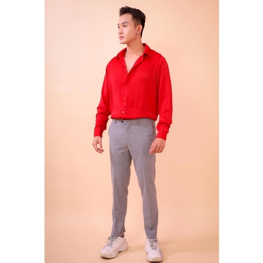 Sơ mi nhung mềm mịn cao cấp ảnh thật 5 màu unisexx