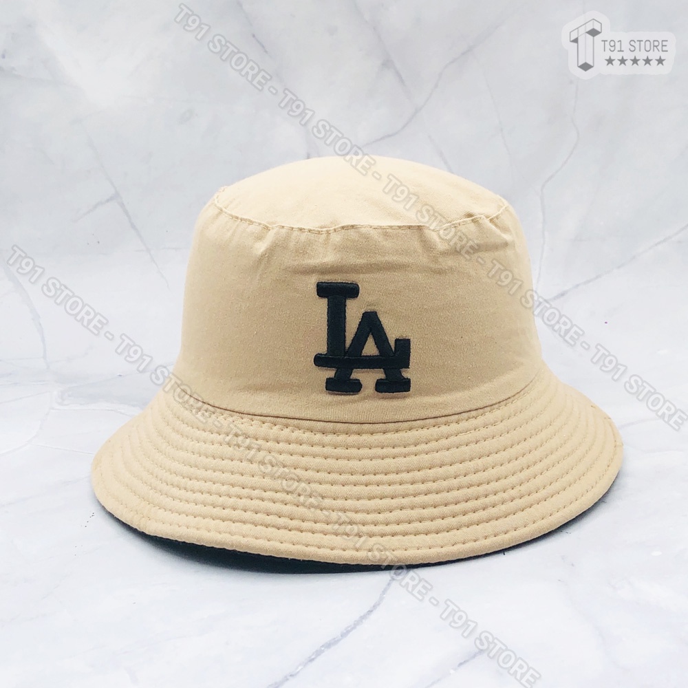 Nón bucket LA hai mặt Unisex dùng được cho cả nam và nữ - Mũ tròn vành hottrend năm nay thích hợp đi biển, đi chơi
