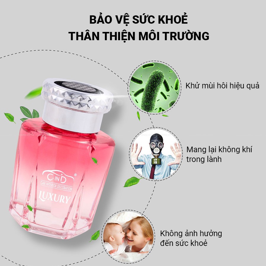 Nước Hoa Ô Tô LUXURY CIND-307 130ml, Nước Hoa Xe Hơi Cao Cấp