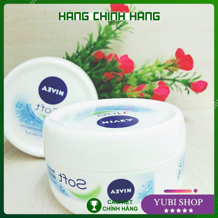 Kem Dưỡng Ẩm, Kem Dưỡng Trắng Da NIVEA SOFT Dung Tích 200ML Hàng Đức Chính Hãng