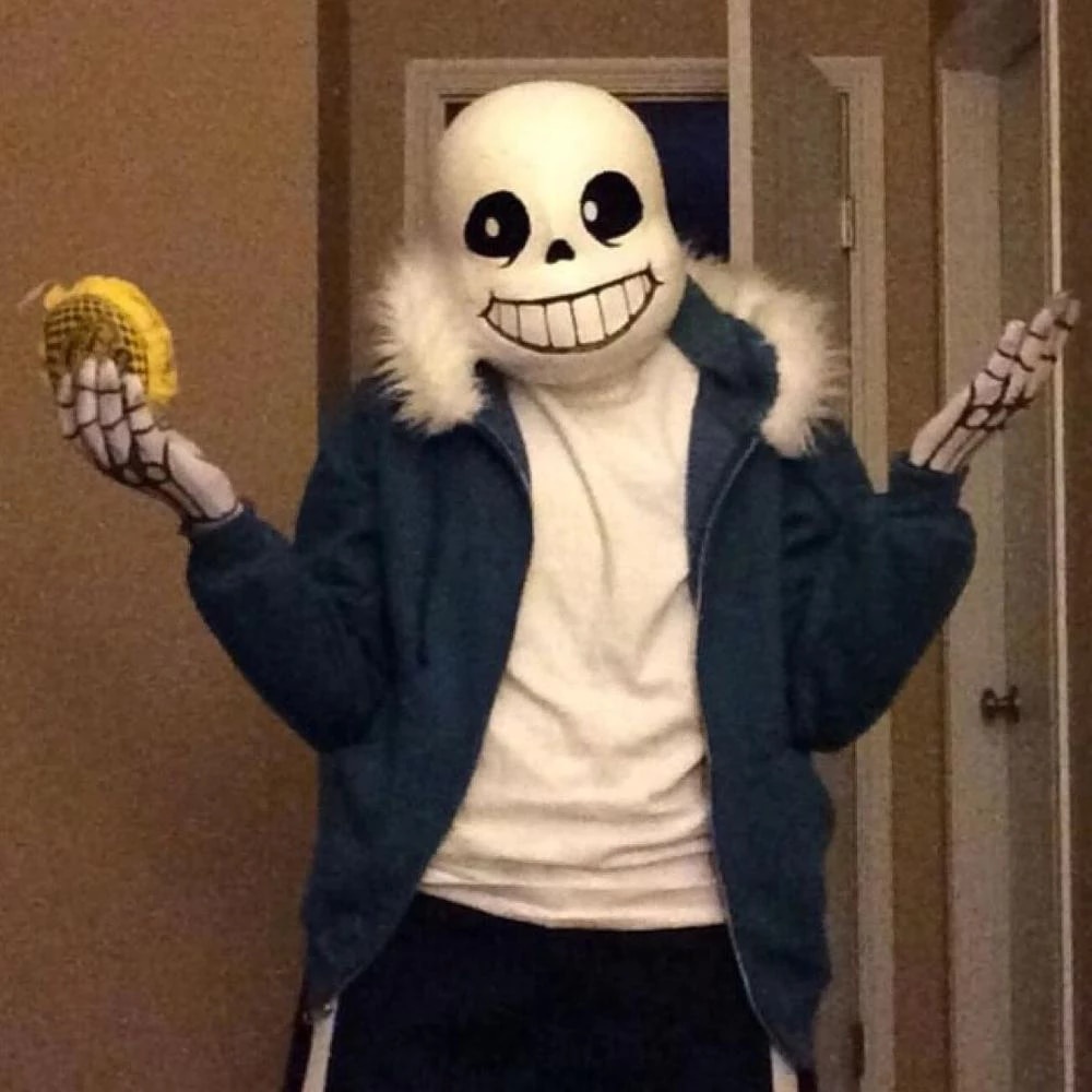 Mặt nạ trùm đầu Undertale Sans Papyrus hóa trang Halloween