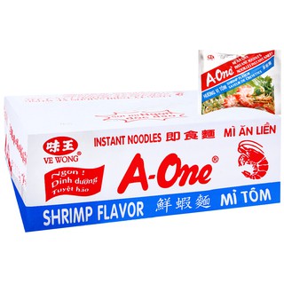 Thùng 30 gói mì tôm A-One 85g