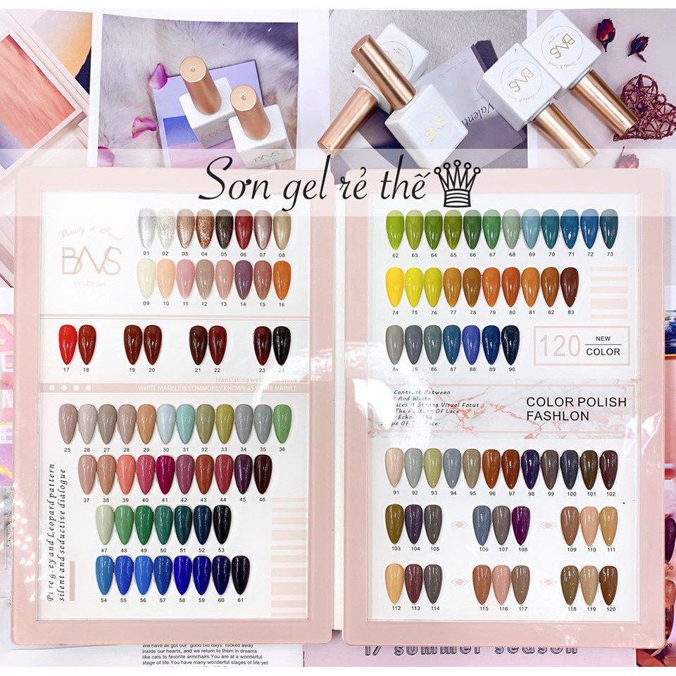 Sơn gel BNS 120 màu