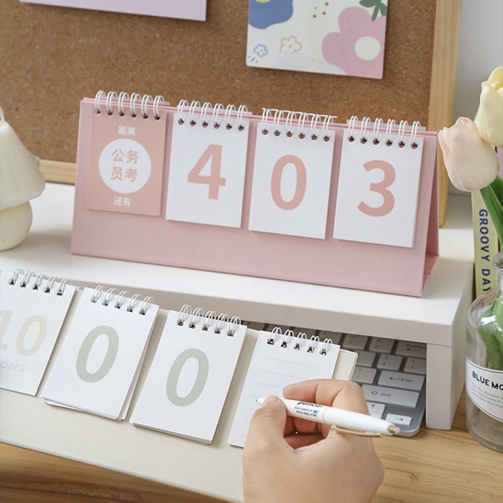 Lịch để bàn đếm ngược Countdown Calendar, tự điều chỉnh thời gian