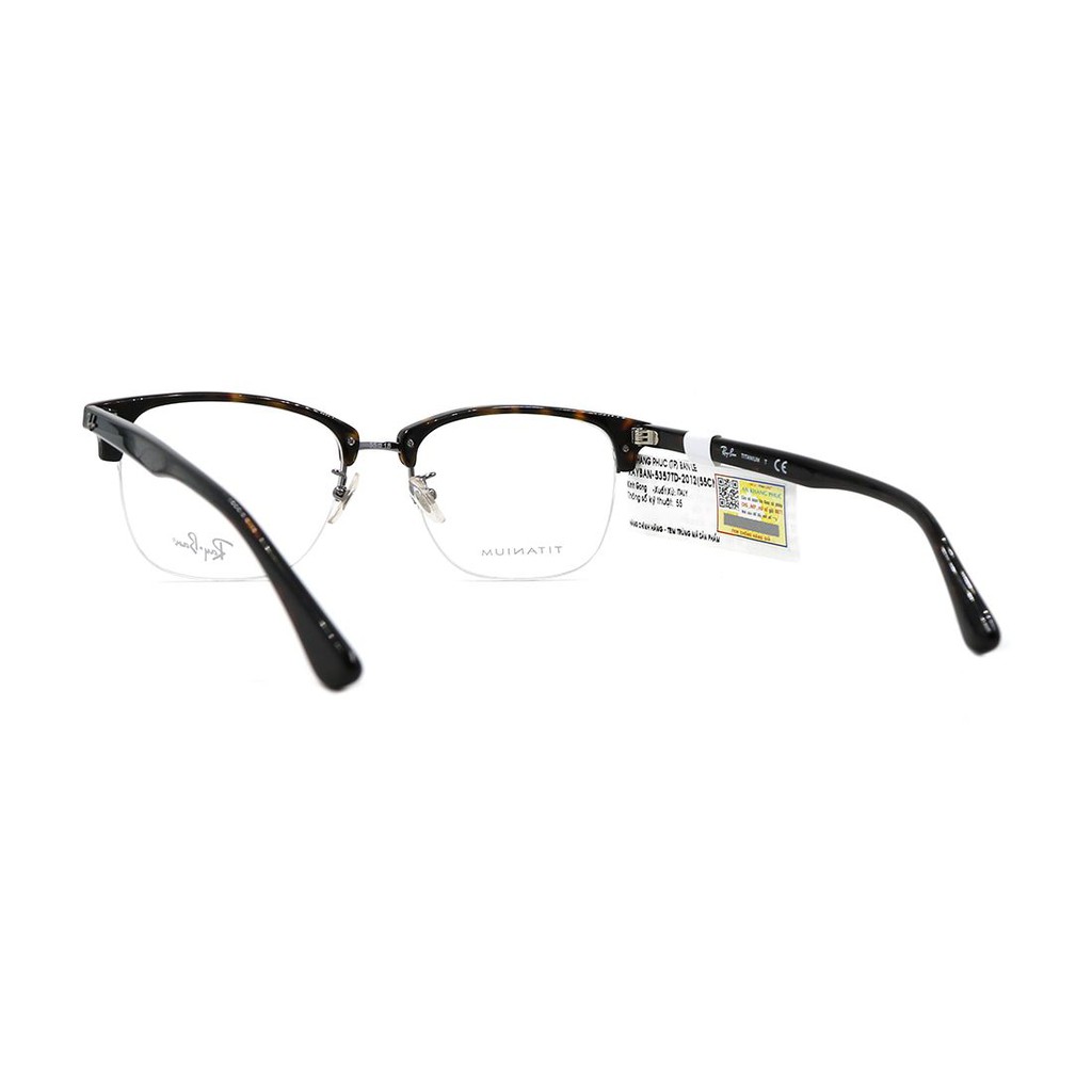 RB5357TB 2012-Gọng kính nam nữ Rayban chính hãng (55-18-145), thiết kế dễ đeo bảo vệ mắt