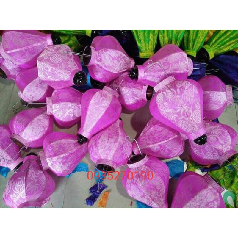 Đèn lồng Hội An size 20cm nhiều màu