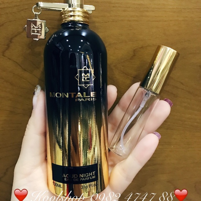 (MẪU THỬ)Nước Hoa Motale Aoud Night Eau De Parfum