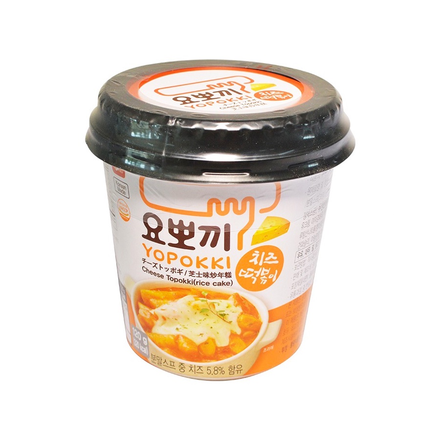 Bánh gạo Yopokki xốt kim chi / bơ hành / phô mai / cay ngọt Hàn Quốc ly 115g/145g