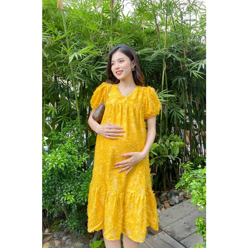 Đầm bầu lông sang chảnhh