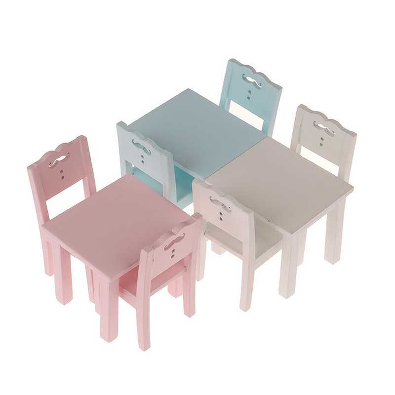 Bộ Ghế Gỗ Tỉ Lệ 1: 12 Trang Trí Nhà Búp Bê