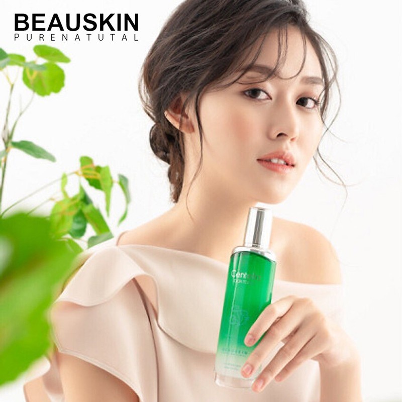 Combo 2 chai nước hoa hồng Beauskin Centella Cica Toner Hàn quốc cao cấp giúp trắng da, xóa mờ thâm mụn 120ml/ Chai