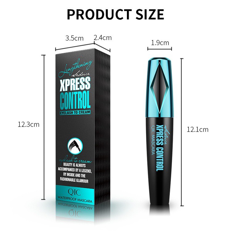 (Hàng Mới Về) Mascara Qic Sợi Tơ 4d Chống Thấm Nước Chuốt Dài Dày Và Cong Mi Kính07 | BigBuy360 - bigbuy360.vn