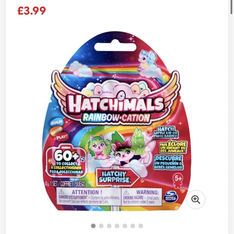 Túi 1 Trứng Hatchimals CollEGGtibles Rainbow-cation Hatchy Surprise