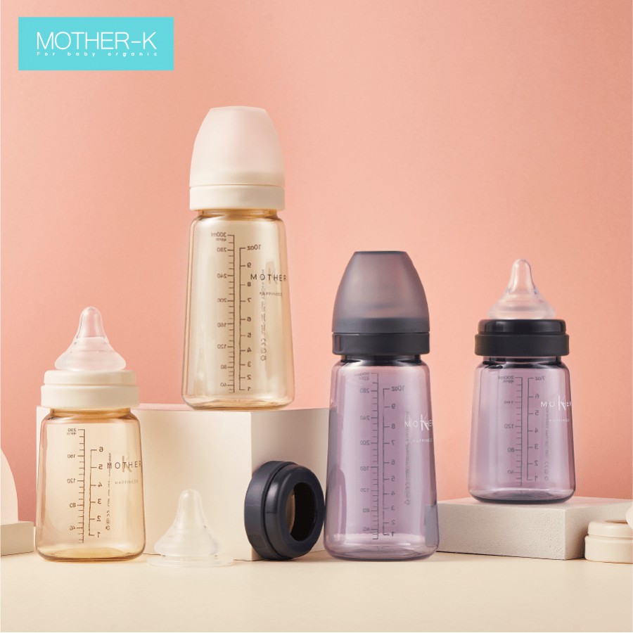 Bình sữa Mother-K Hàn Quốc PPSU 180ml