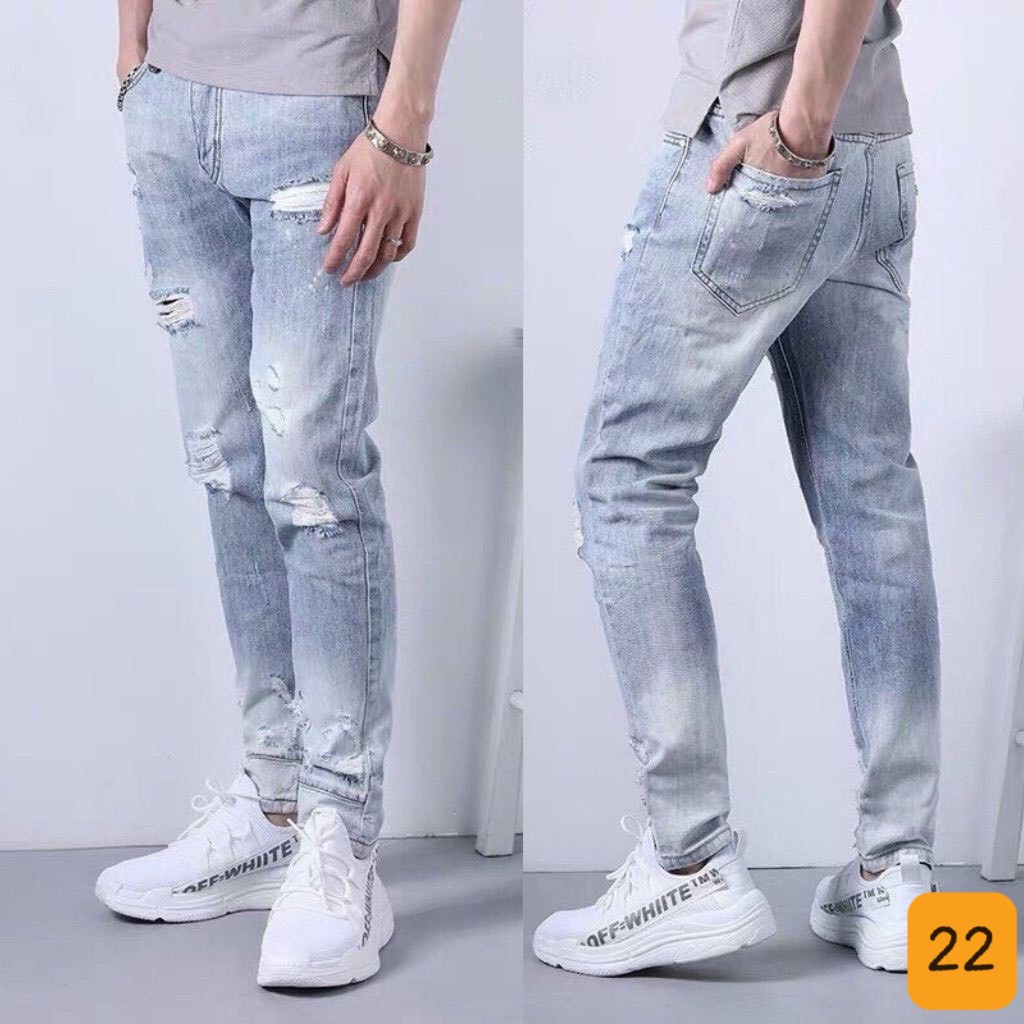 Quần jean nam cao cấp 🤜 FREESHIP 🤛 Quần Bò Nam Ống Côn Cao Cấp Form Chuẩn Co Giãn HG150