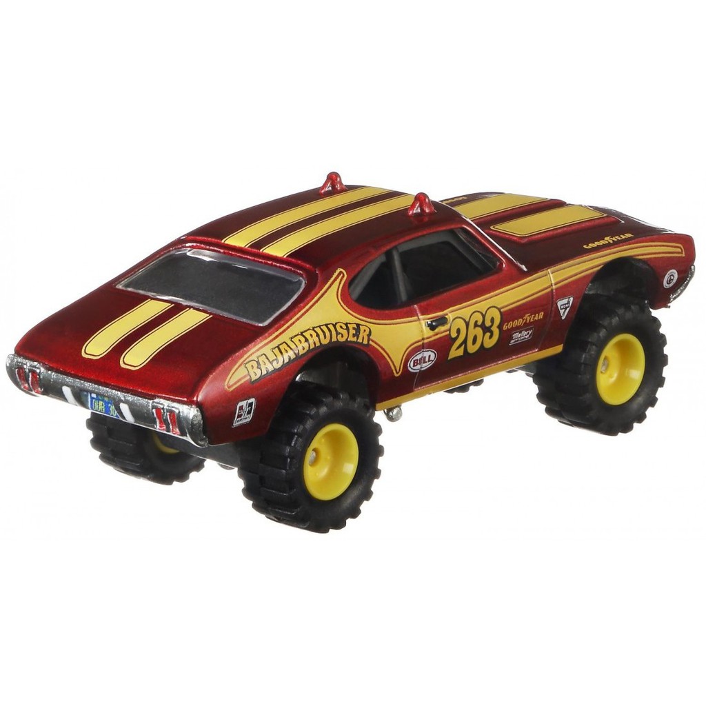 [New] Xe mô hình 1:64 Hot Wheels Premium 2019 - Car Culture Desert Rally - 70 Oldsmobile 442 FYN74