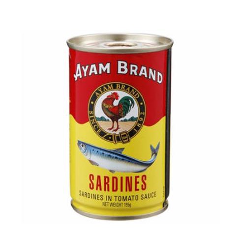 Cá Trích (Sardines) sốt cà chua hiệu Ayam – lon 155g