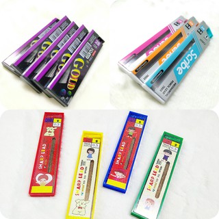 Ruột Chì Bấm Gold 502, Sharp Lead YoYo, Ruột Bút Chì Kim 0.5mm 2B 7003 Deli - Ngòi 0.5mm