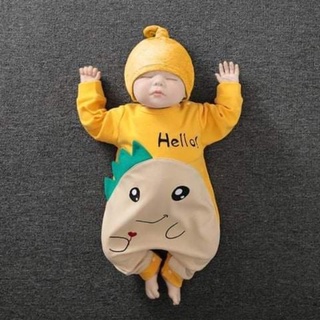 Bộ liền thân hình thú cho bé sơ sinh