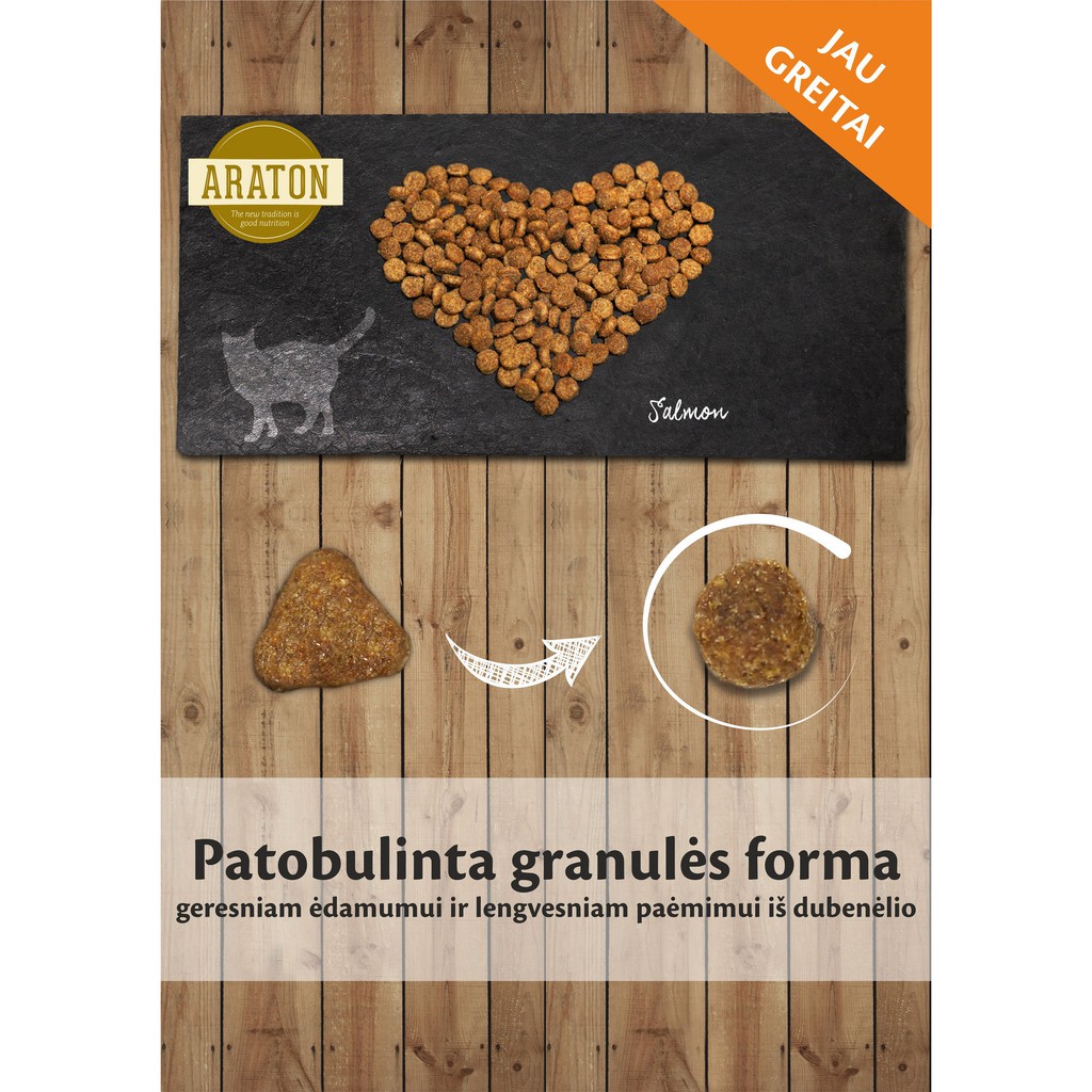 Thức ăn cho mèo trưởng thành ARATON CAT ADULT SALMON, gói 1.5kg đồ ăn cho mèo Giàu Cá hồi - Pet Store 155