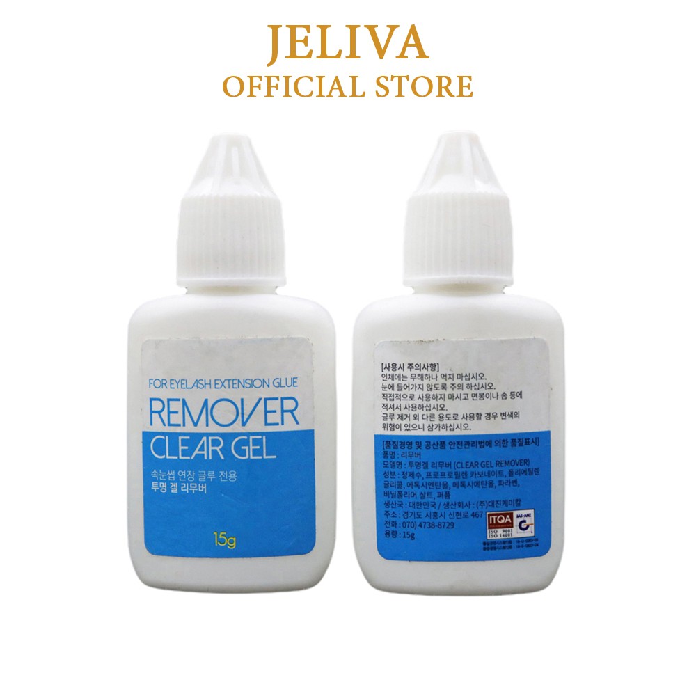 Gel tháo mi Remover Clear JELIVA