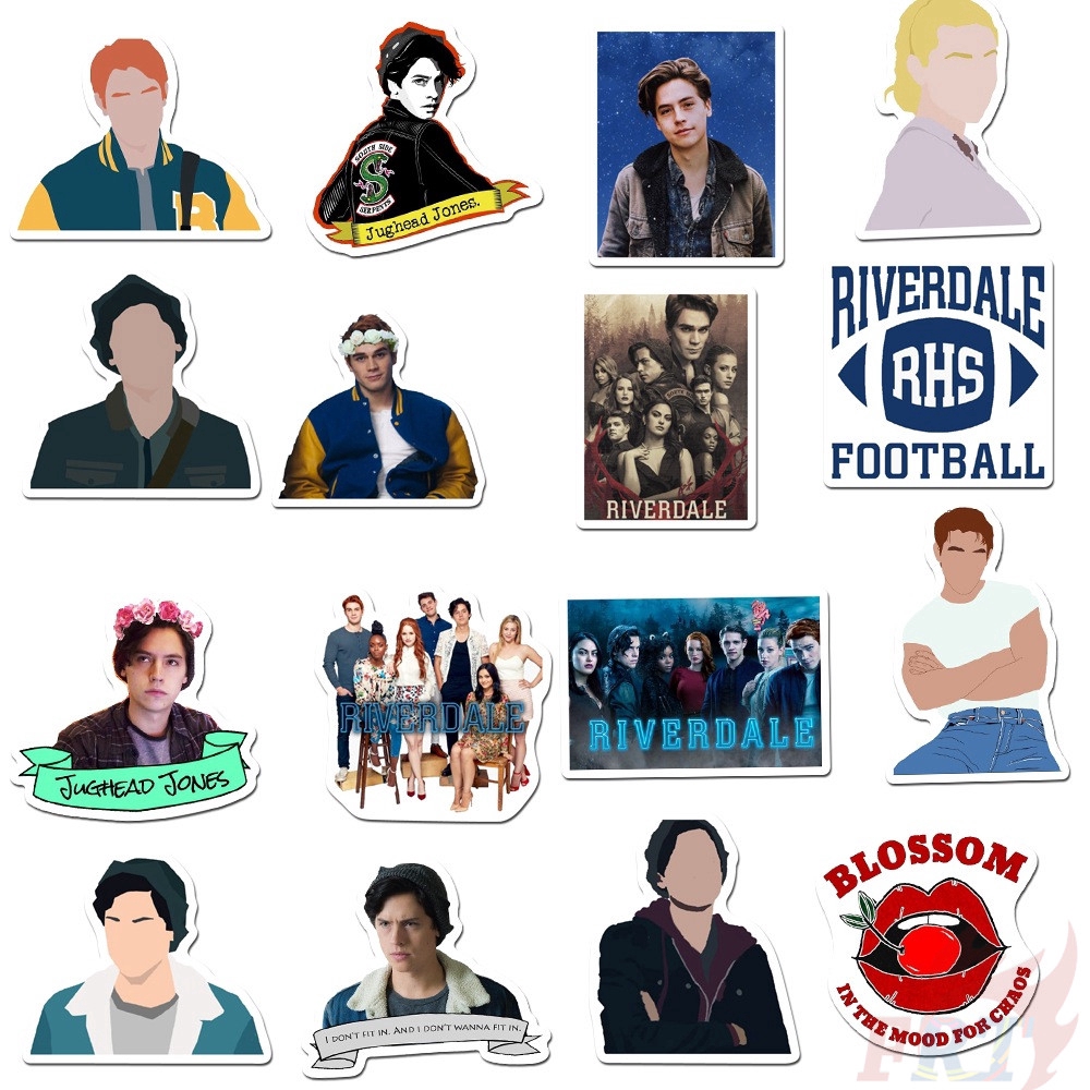 ❉ Riverdale Series 01 Stickers ❉ 50Pcs/Set DIY Fashion Waterproof Doodle Decals Stickers