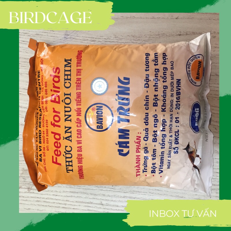 [Mã PET50K giảm Giảm 10% - Tối đa 50K đơn từ 250K] CÁM TRỨNG THỨC ĂN NUÔI CHIM ( FEED FOR BIRDS)