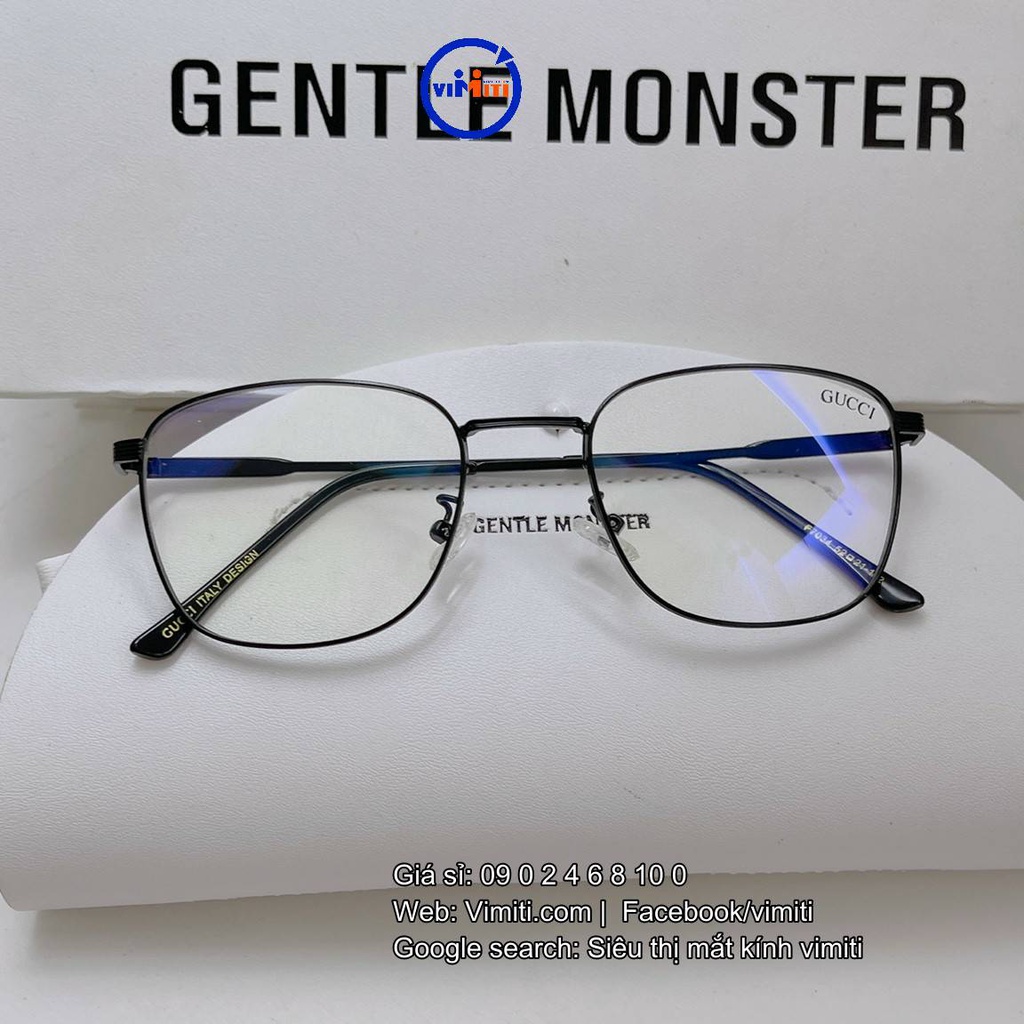 Gọng mắt kính cận Gucci, thích hợp cho nam vè nữ.gọng kĩnh chắc chắn, đeo thanh nhã, lịch sự
