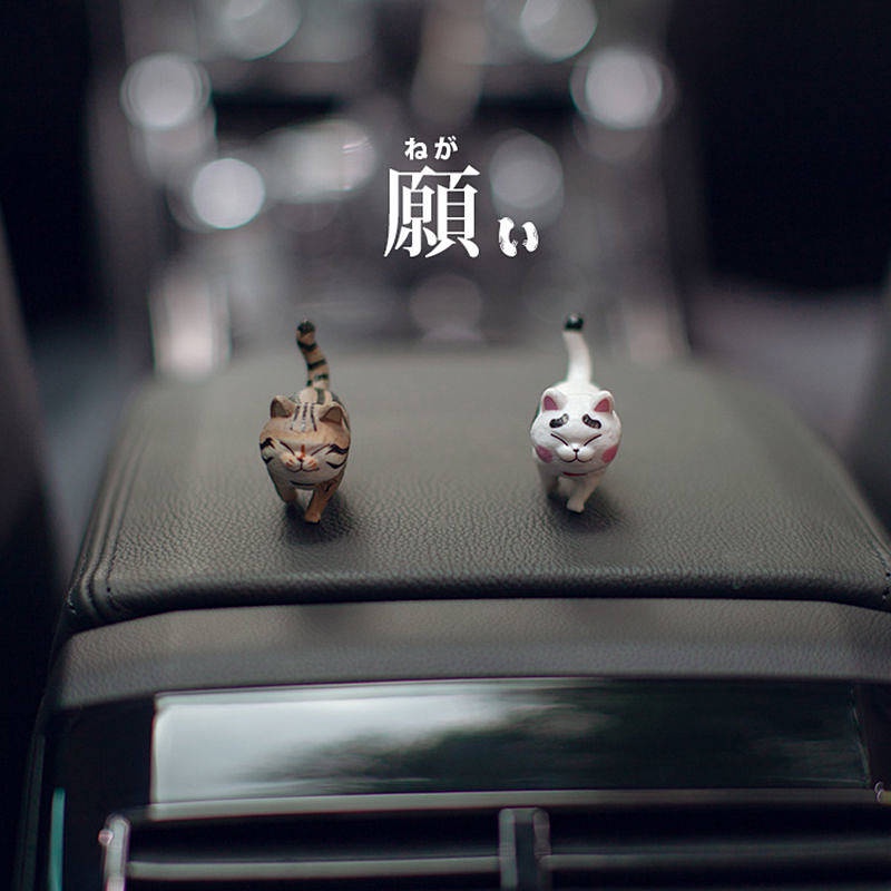 Cute Japanese Style Kitten Doll Car Decoration inside the Car Car Dashboard Instrument Panel Decoration Supplies Fqqq