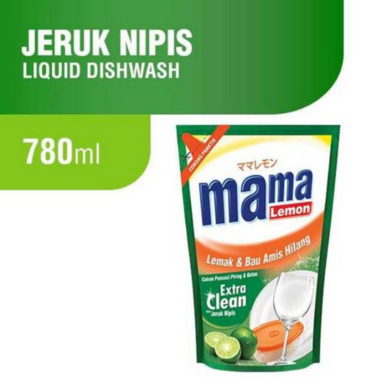 Mama Lemon Extra Orange Lime Pouch 480ml
