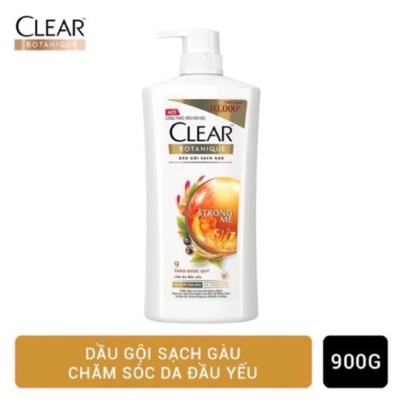 DẦU GỘI CLEAR 9 THẢO DƯỢC QUÝ 900g