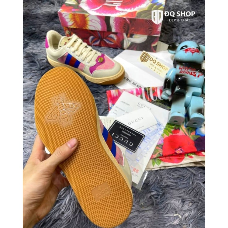 Giày 𝐆𝐮𝐜𝐜𝐢 𝐒ơ𝐧 𝐓ù𝐧𝐠 Hồng Bản Cao Cấp, Giày ST Hàng Cao Cấp Full Box | BigBuy360 - bigbuy360.vn