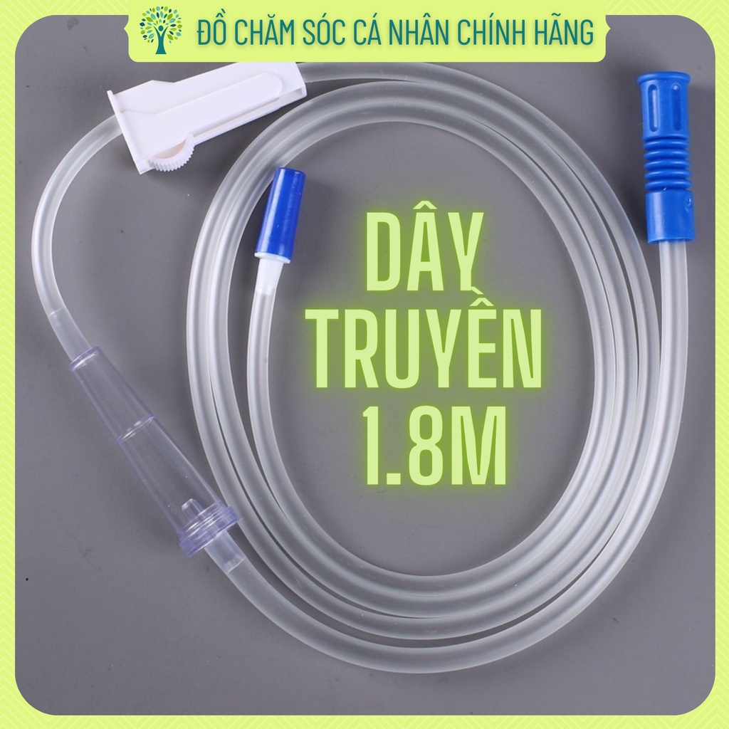 Dây truyền xô thải độc cà phê, thải độc đại tràng, thụt tháo đại tràng 1,8m