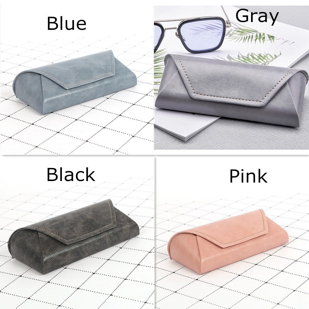 Hộp đựng mắt kính bằng da PU mềm chống nước nhiều màu tùy chọn