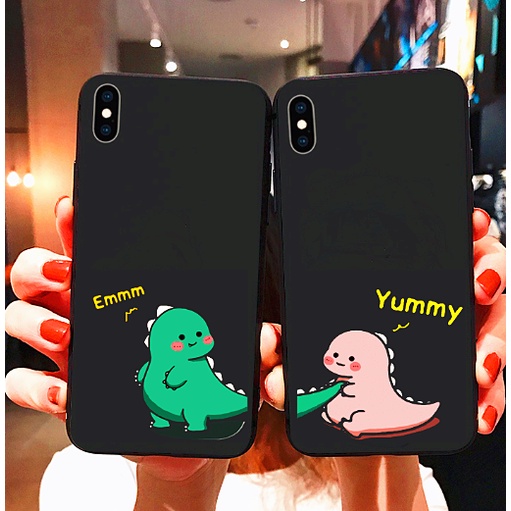 Ốp điện thoại cho dinosaur couple Samsung Galaxy A52S 5G A02 M02 A52 A32 4G A32 5G A12 M12 A02S A01 Core A21S A31 A11 M11 A51 A71 A10 M10 A20 A30 A50 A70 A80 A10S A20S A30S A50S A6 A7 A8 Plus 2018