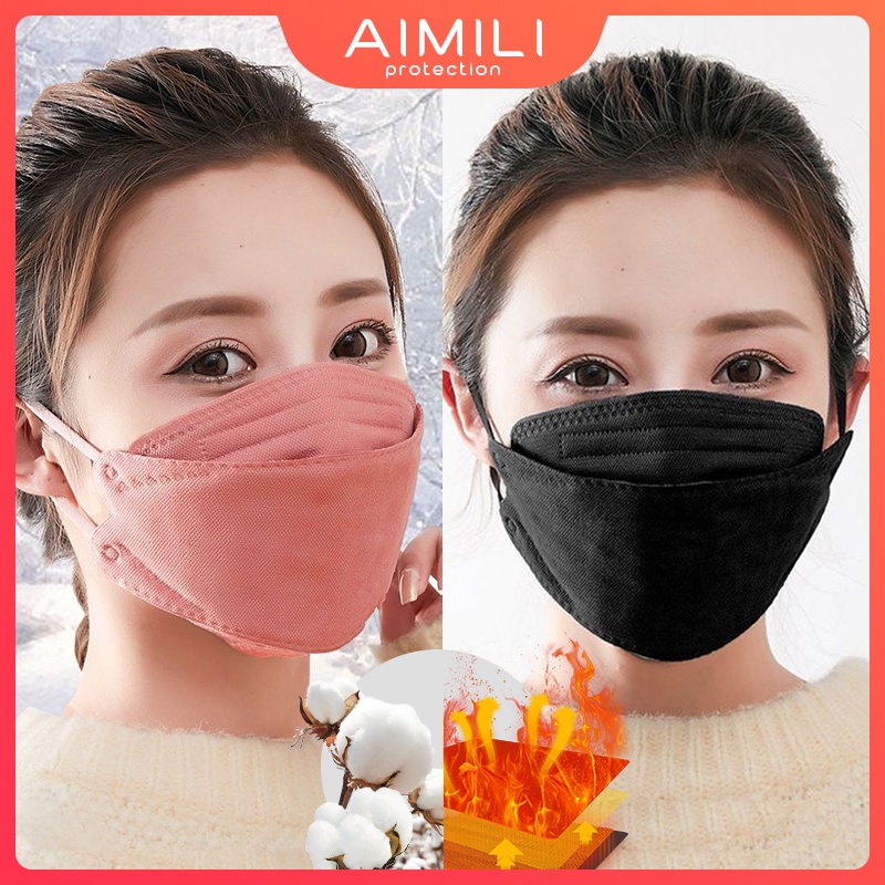 Khẩu Trang 3 Lớp k.f 94 Hàn Quốc 4D Dày Dặn Ấm Áp Chống Bụi Có Thể Giặt Và Tái Sử Dụng