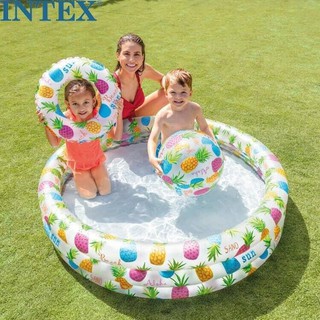 BỂ BƠI 3 TẦNG 3 CHI TIẾT INTEX [KÈM PHAO CỔ VÀ BÓNG]