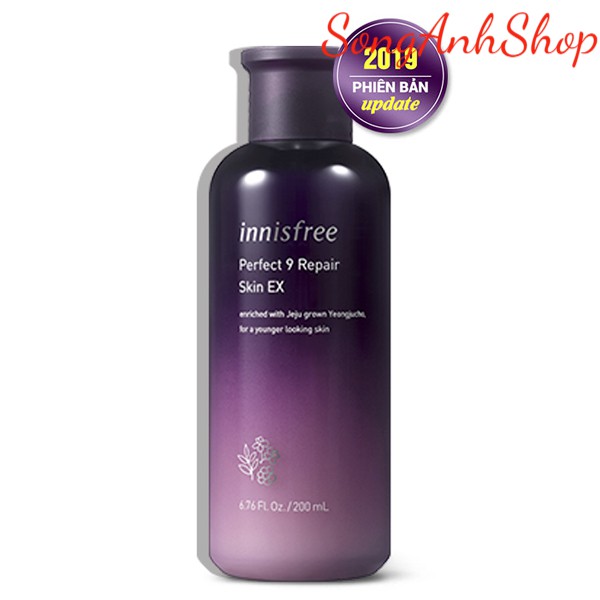 Nước Hoa Hồng Từ Thảo Mộc Quý Innisfree Perfect 9 Repair Skin Ex 200ml