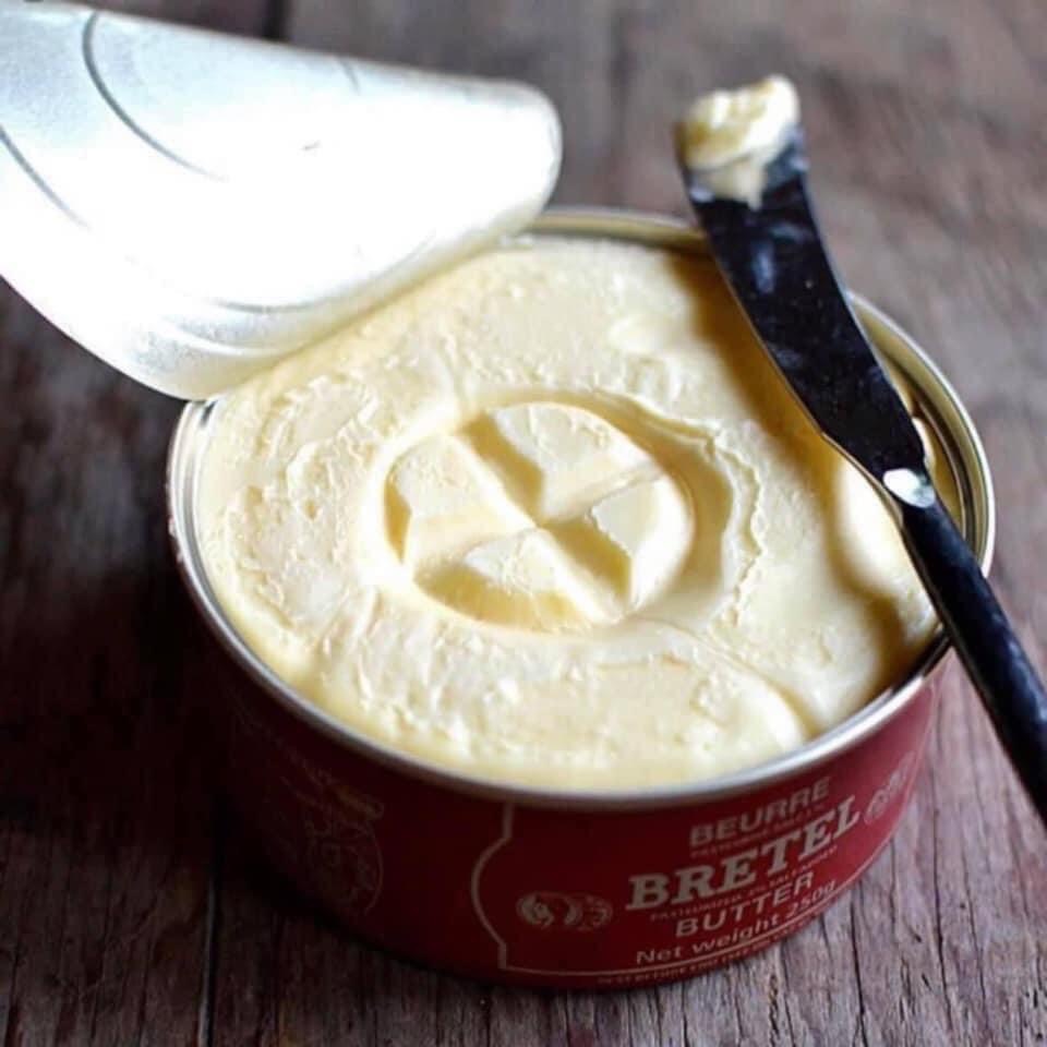Bơ Bretel 250gr Pháp ⚡ CHUẨN NỘI ĐỊA ⚡ Bơ mặn cao cấp làm gia vị cực ngon Date mới nhất
