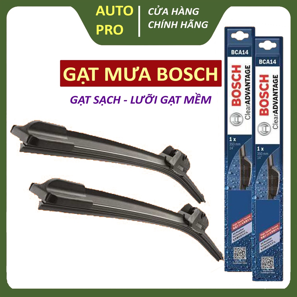 Gạt Mưa Ô Tô - Gạt Mưa Bosch Thân Mềm Không Xương Cao Cấp